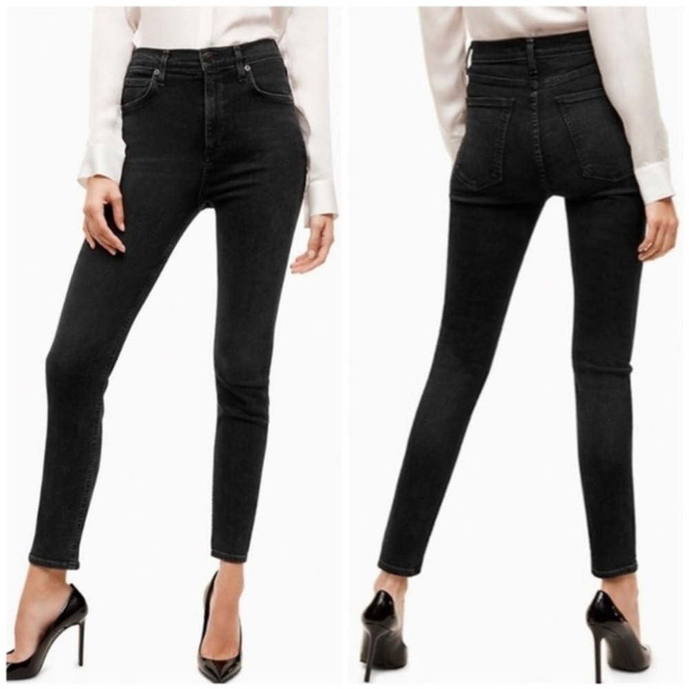 Talula x Agolde black sky high skinny jeans size 26
